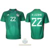 Maglia ufficiale Messico Hirving Lozano 22 Casa Mondiali 2022 per Uomo